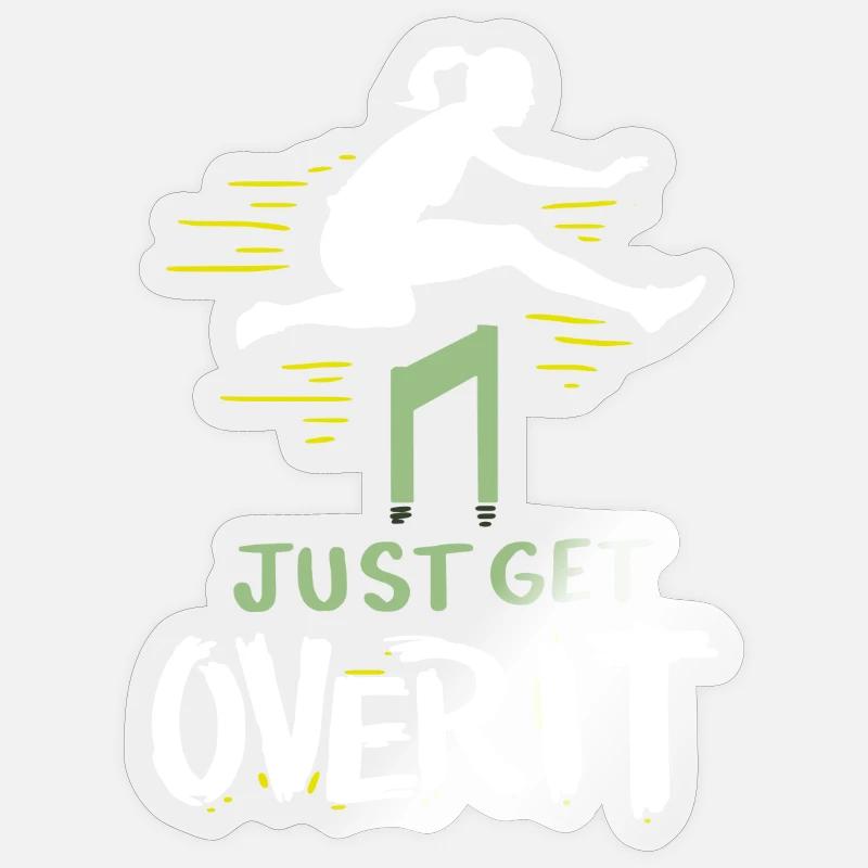 Athlétisme Course d’obstacles Sport Sticker taille S (10 x 10 cm)