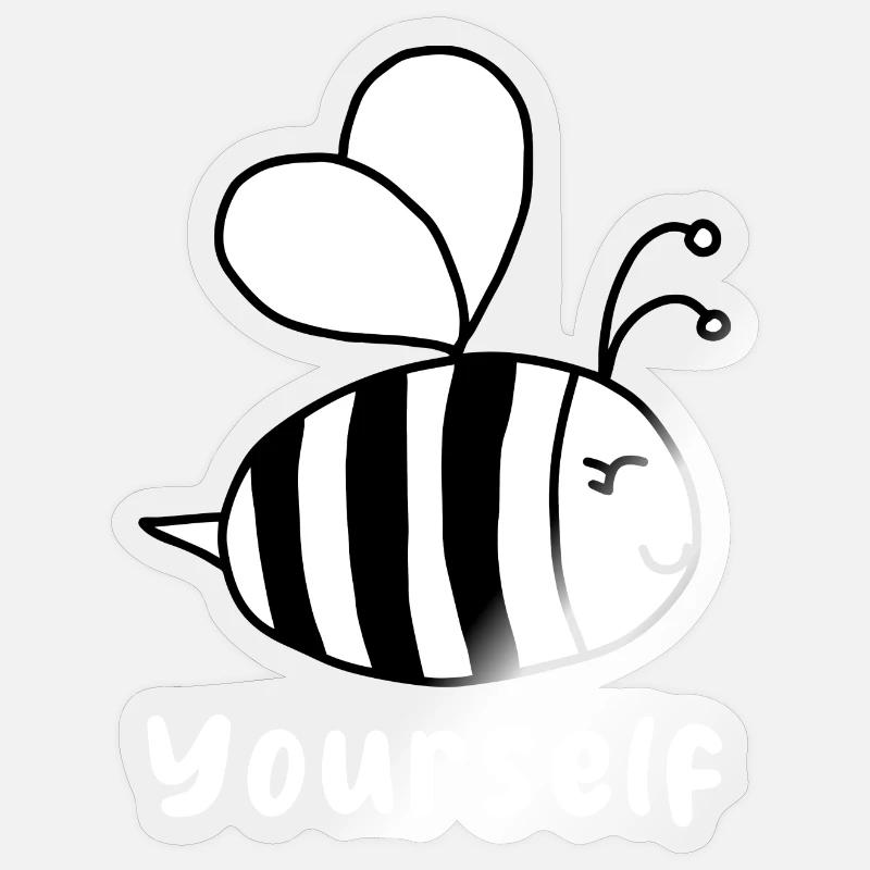 Soyez vous-même Sticker taille S (10 x 10 cm)