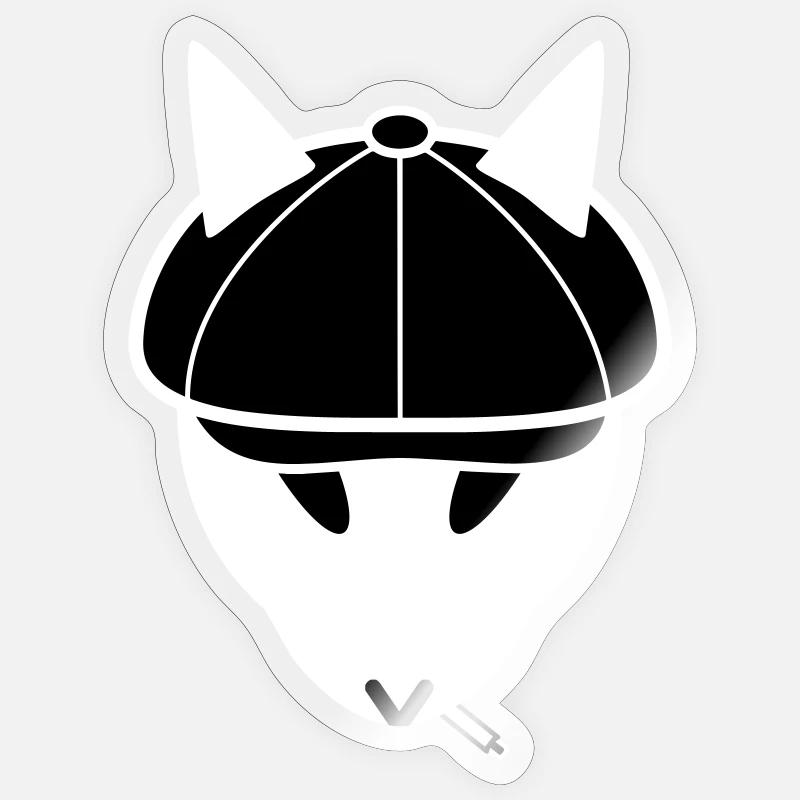 Ekublinders - Sticker size S (10 x 10 cm) - transparent glossy