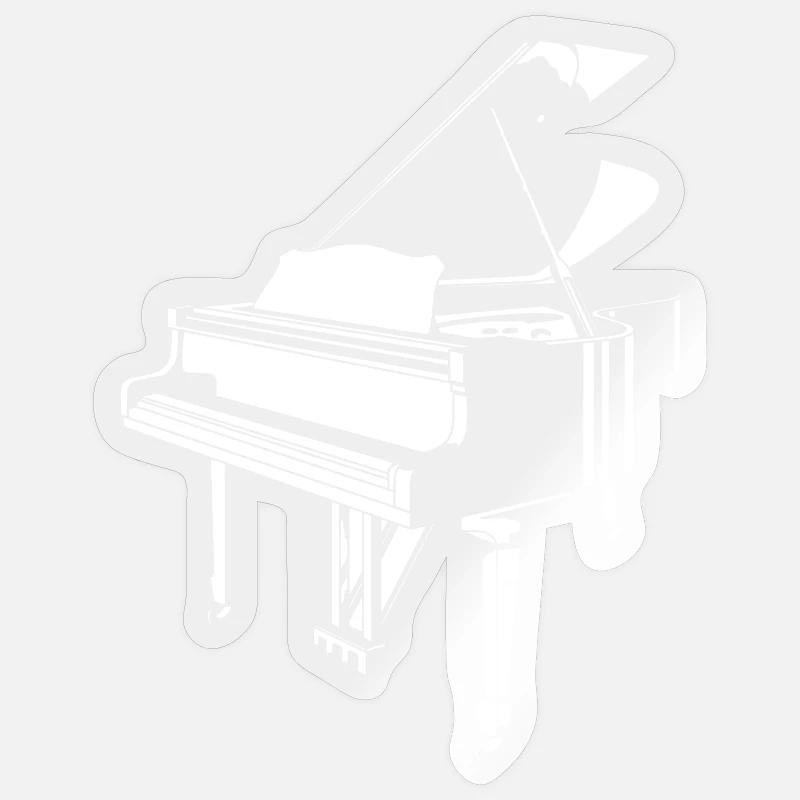 Wings abstract - Sticker size S (10 x 10 cm) - transparent glossy