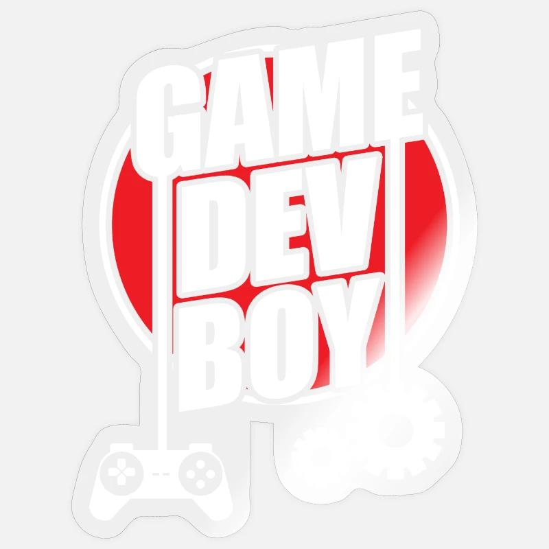 Game developer Sticker size S (10 x 10 cm)