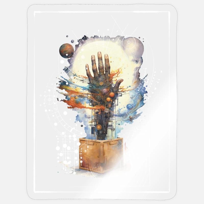 Possibilities White - Sticker Größe S (10 x 10 cm) - Transparent glänzend