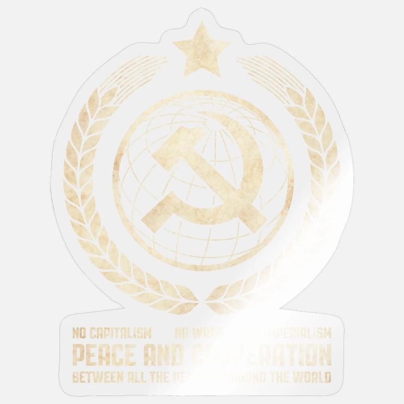 L’internationalisme communiste. Sticker taille S (10 x 10 cm)