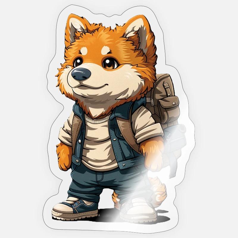 Fuchs design Sticker size S (10 x 10 cm)