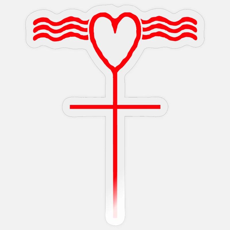 Ein Anker. Ein Herz. Eine Meer. Eine Liebe ! Sticker Größe S (10 x 10 cm)