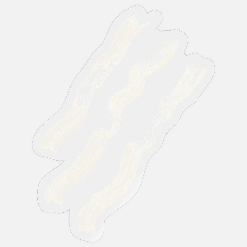 stripes abstract - Sticker size S (10 x 10 cm) - transparent glossy