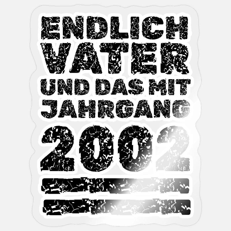2002 Sticker Größe S (10 x 10 cm)