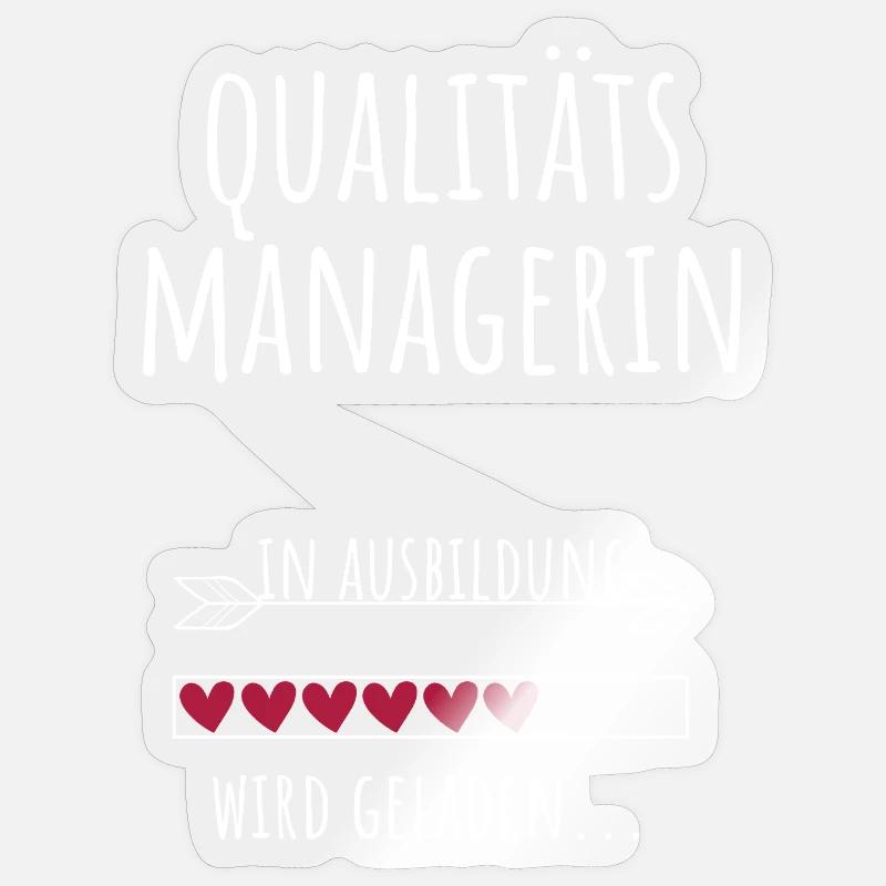 Responsable Qualité Etudes de Gestion de la Qualité Sticker taille S (10 x 10 cm)