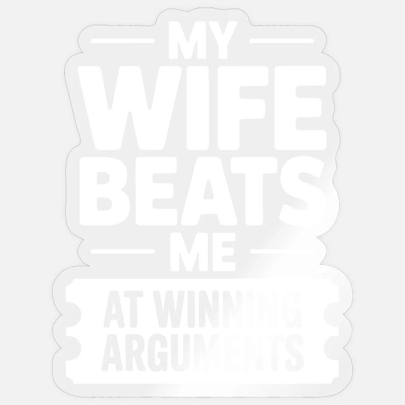 Witty Rivalry: Winning Arguments - Sticker taille S (10 x 10 cm) - brillant transparent