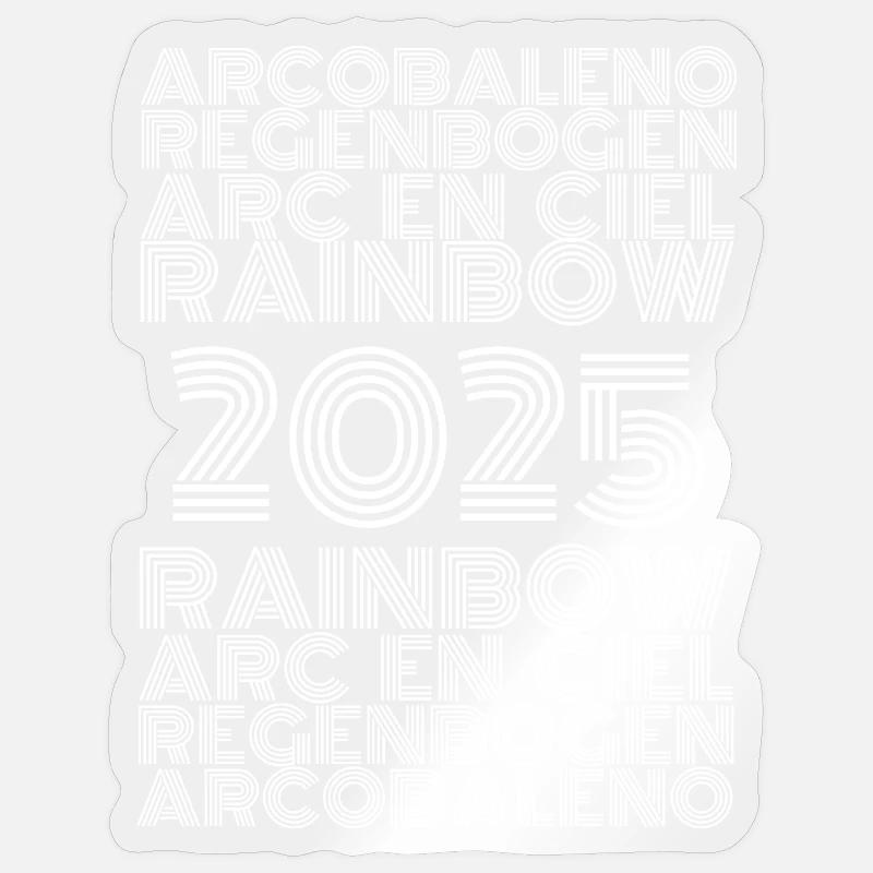2025 - Sticker size S (10 x 10 cm) - transparent glossy