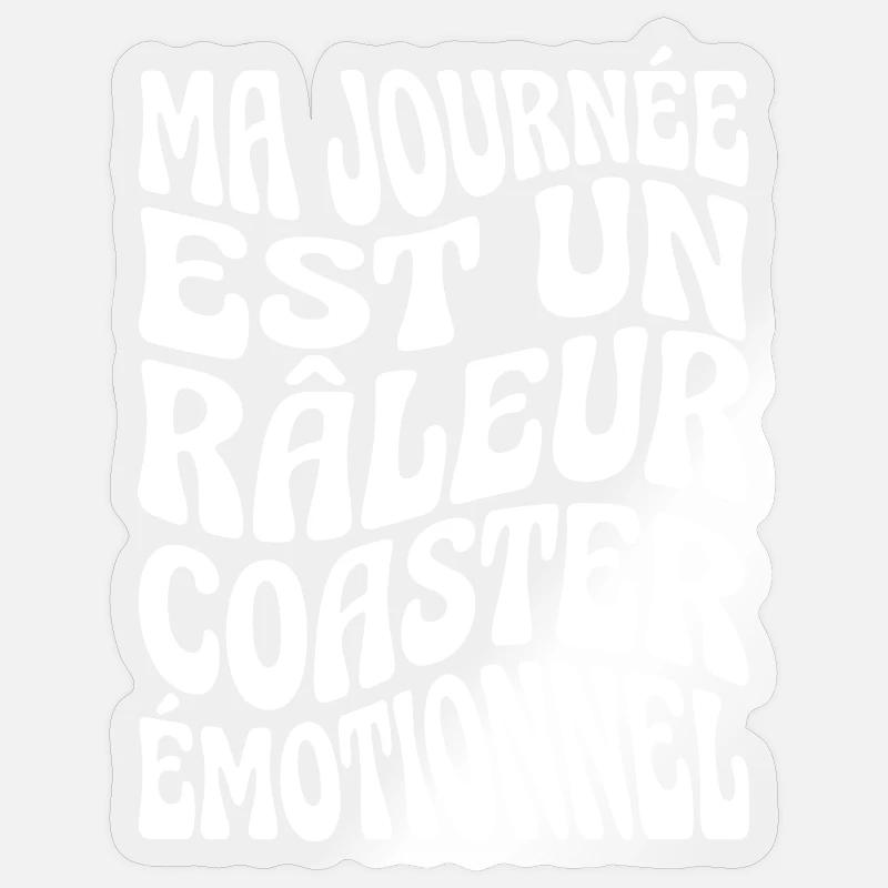 Grumpy Humor Complainer Untersetzer Sticker Größe S (10 x 10 cm)