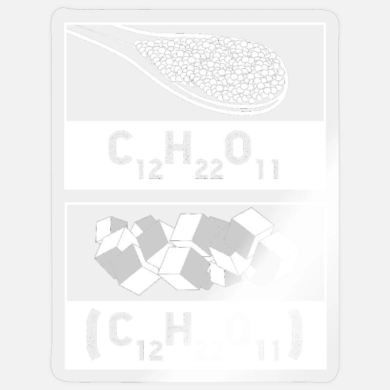 Structural formula chemistry science physics laboratory Sticker size S (10 x 10 cm)