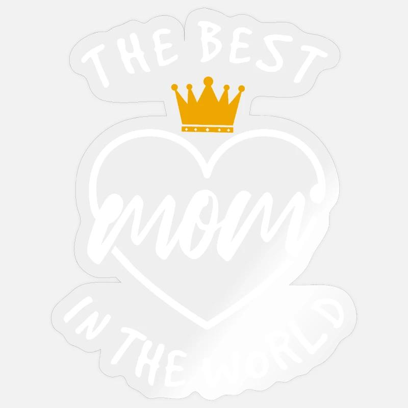 Die beste Mutter der Welt Sticker Größe S (10 x 10 cm)