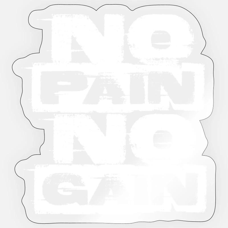Ohne Fleiß kein Preis - Sticker Größe S (10 x 10 cm) - Transparent glänzend