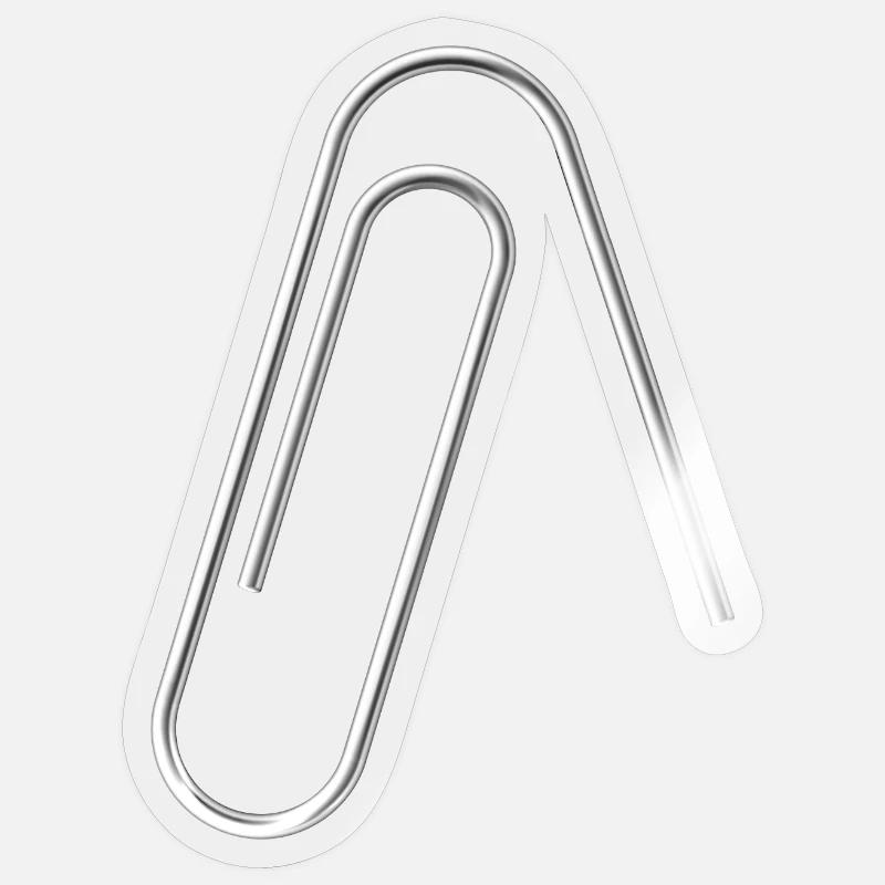 Paper Clip reset Helpdesk PC Technician Nerd Geek Sticker taille S (10 x 10 cm)