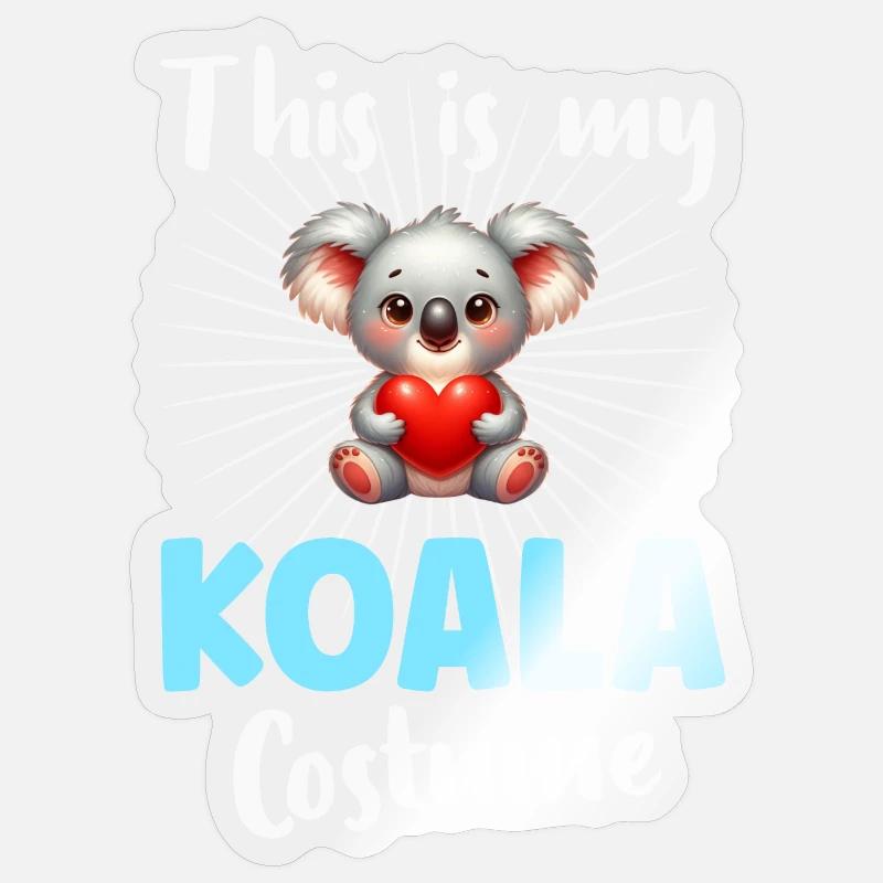Koala Koala Ours Sticker taille S (10 x 10 cm)