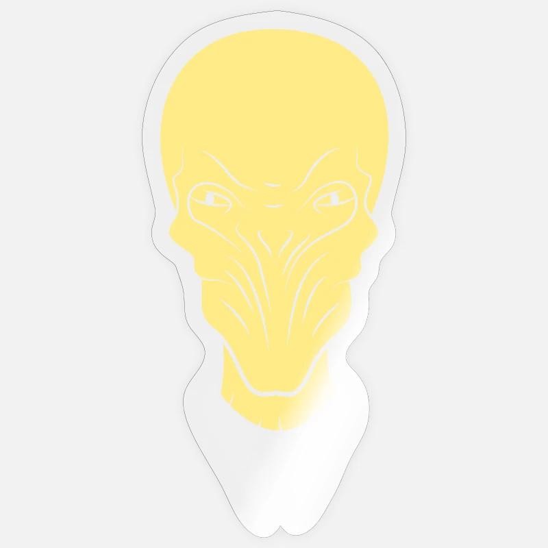 Die Stille wird fallen Sticker Größe S (10 x 10 cm)