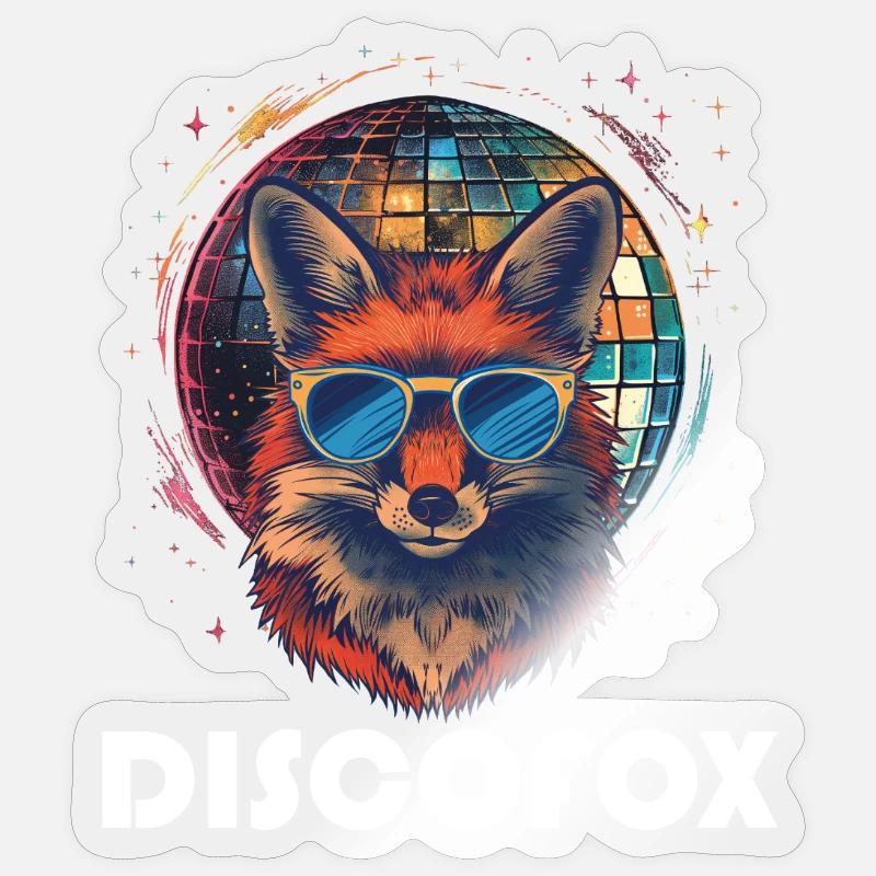 Discofox Dancing, Dancer Shirt, Disco, Dance School Sticker size S (10 x 10 cm)