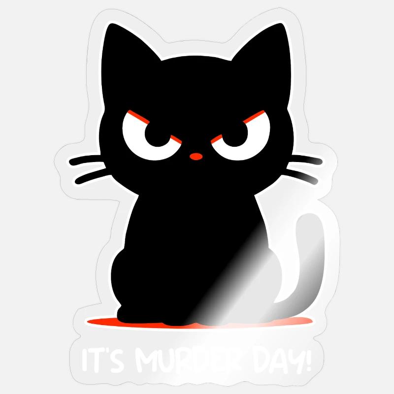 Murder Day (dunkel) Sticker Größe S (10 x 10 cm)