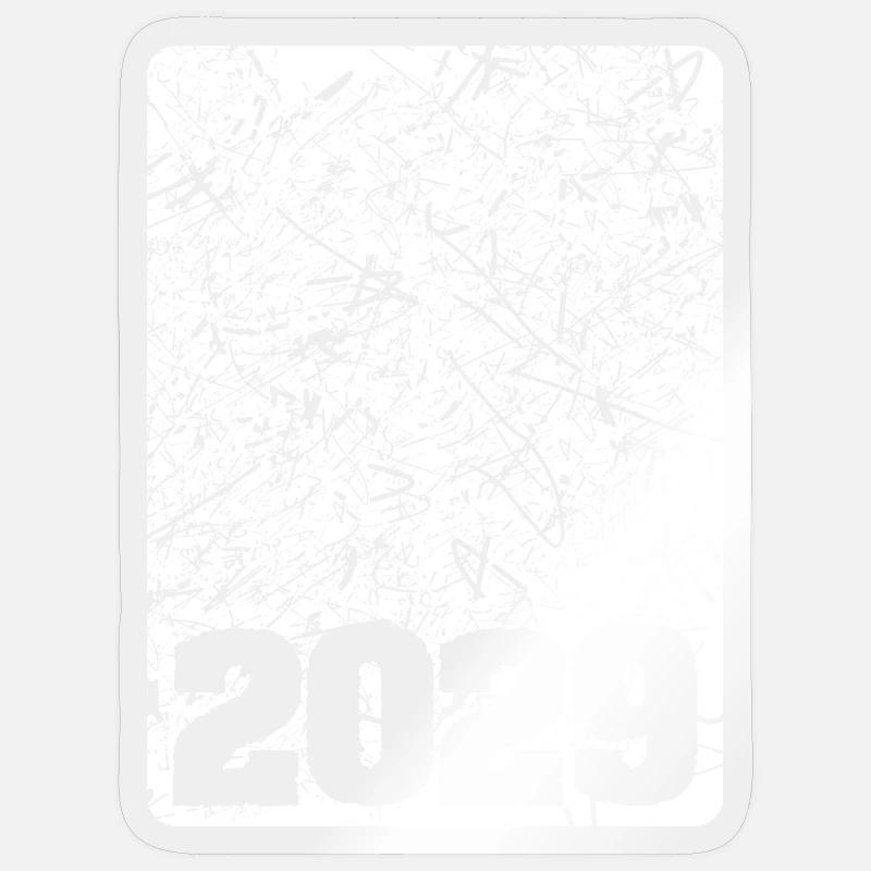 Numéro 2029 - Sticker taille S (10 x 10 cm) - brillant transparent