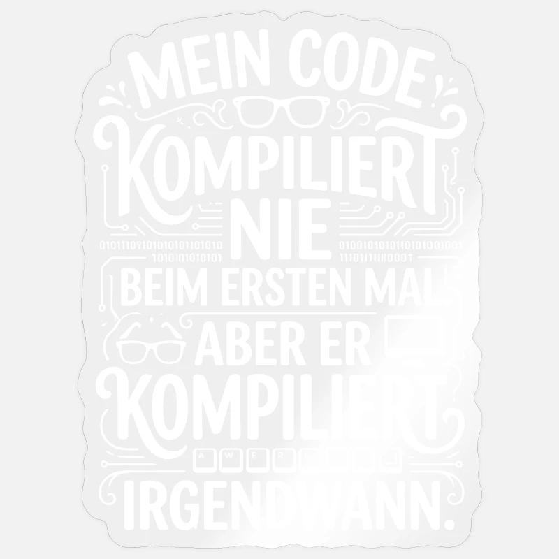 Mon code ne compile pas du premier coup Sticker taille S (10 x 10 cm)