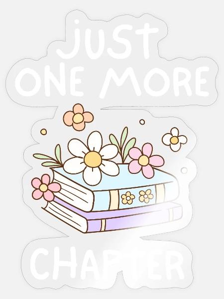 Geschenk zum Liebhaber lustiger Bücher für Leser und Bücherwurm - Sticker Größe S (10 x 10 cm) - Transparent glänzend