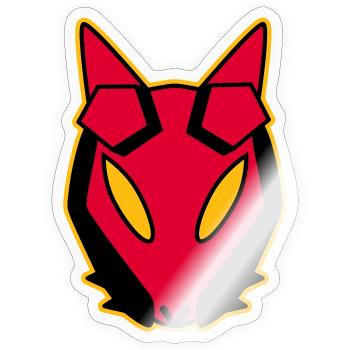 Hellkuroeil - Sticker size S (10 x 10 cm) - transparent glossy - Front