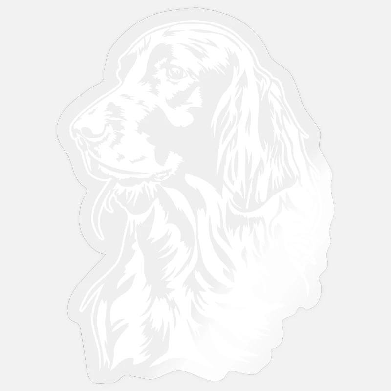 Irish Setter Jagdhund Jagdhunde Hunde Wilsigns Sticker Größe S (10 x 10 cm)