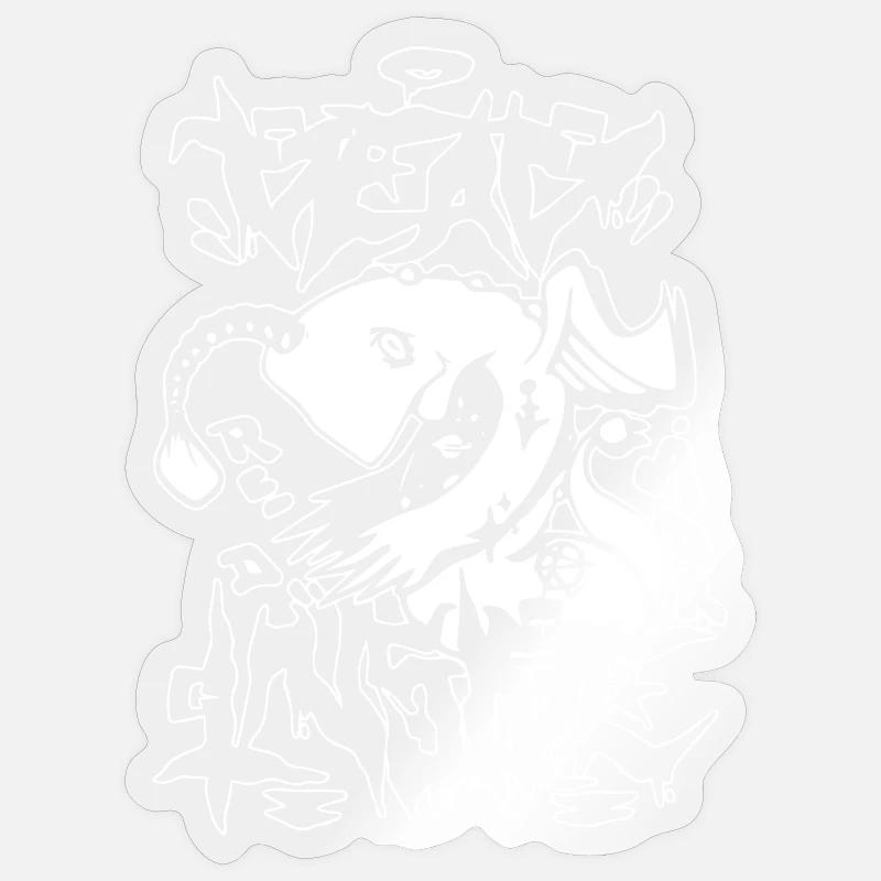 Sticker Größe S (10 x 10 cm) - 