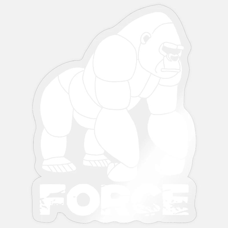La force tranquille Sticker taille S (10 x 10 cm)