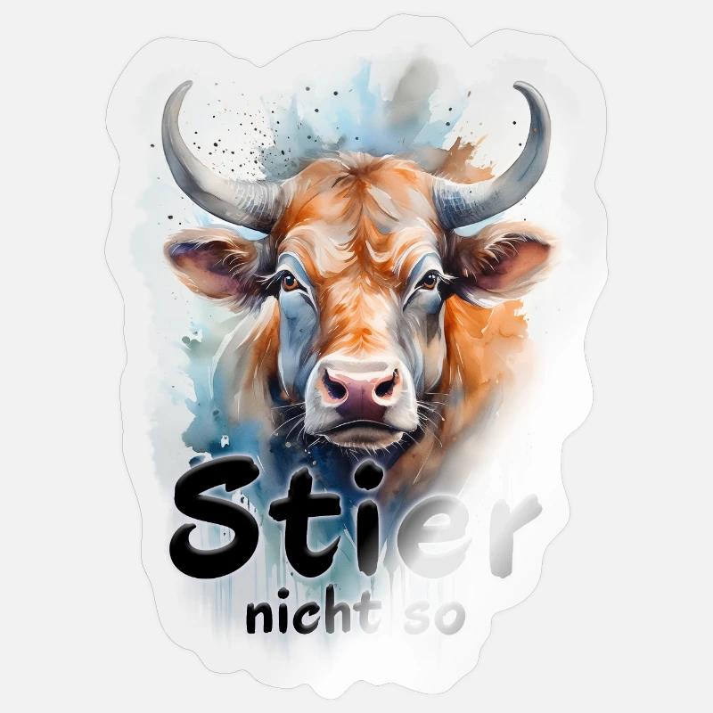 Taurus (me) not so (on) Sticker size S (10 x 10 cm)