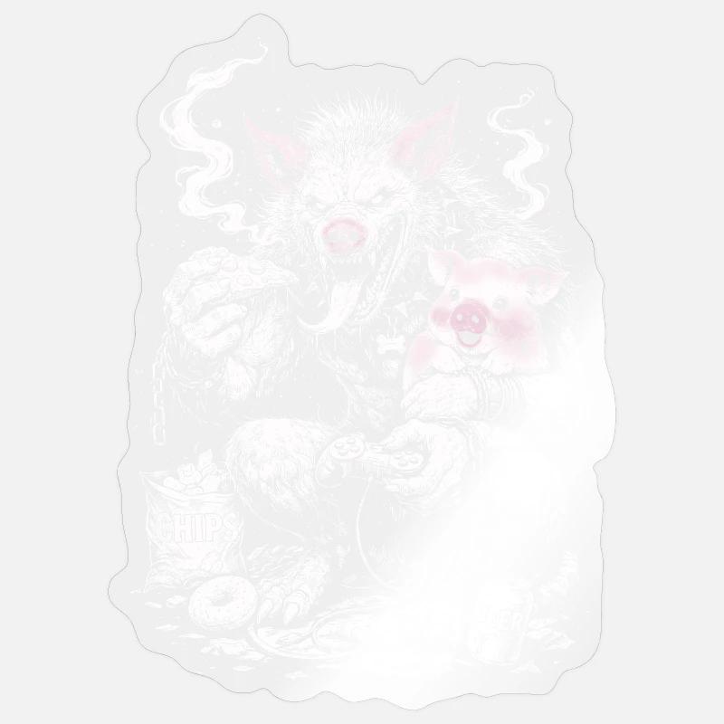Sticker Größe S (10 x 10 cm) - 