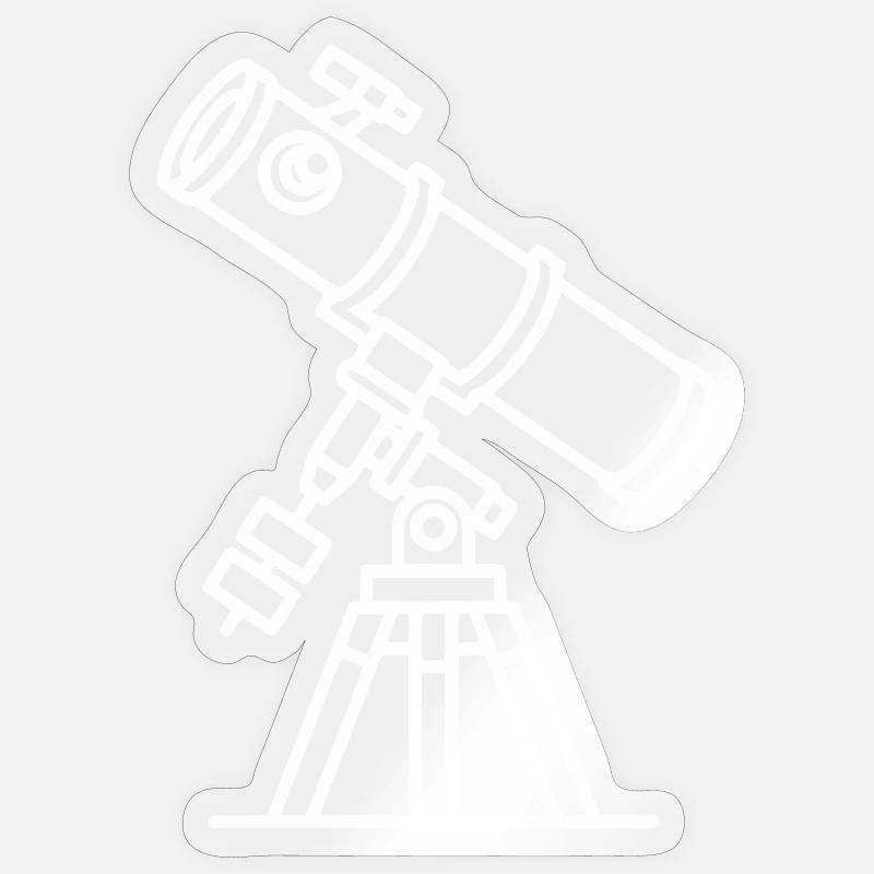 Telescope Sticker size S (10 x 10 cm)
