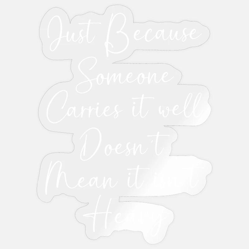 Endométriose - Sticker taille S (10 x 10 cm) - brillant transparent