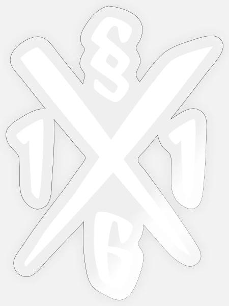PARAGRAPH - 161 - Sticker Größe S (10 x 10 cm) - Transparent glänzend