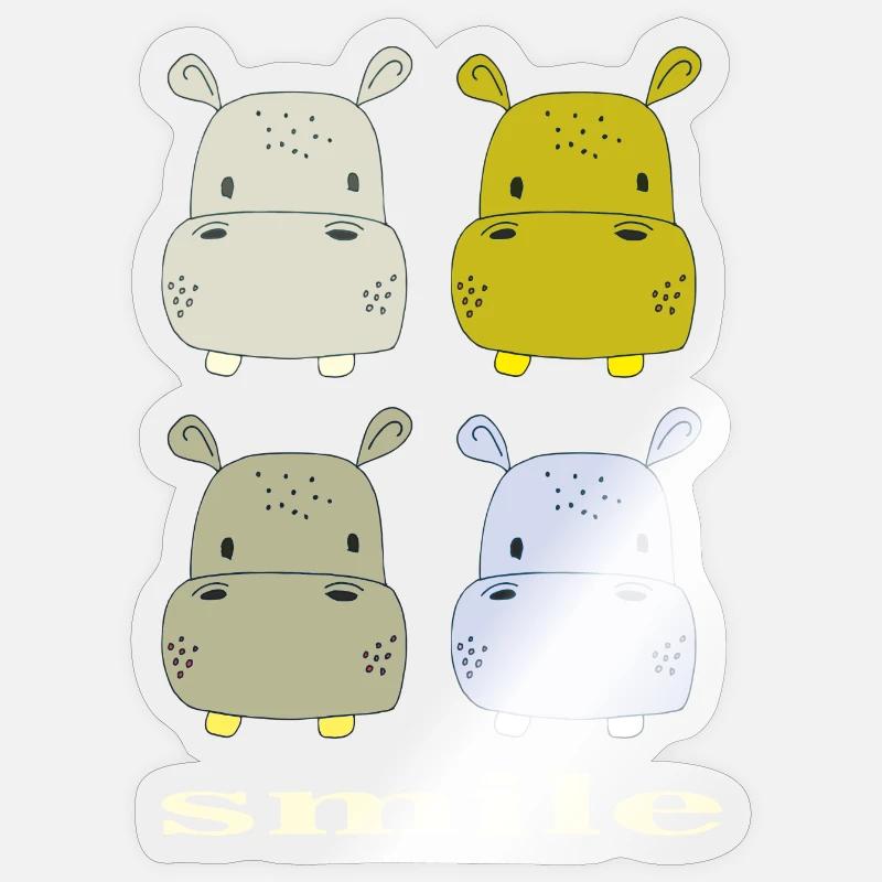 Sticker Größe S (10 x 10 cm) - 