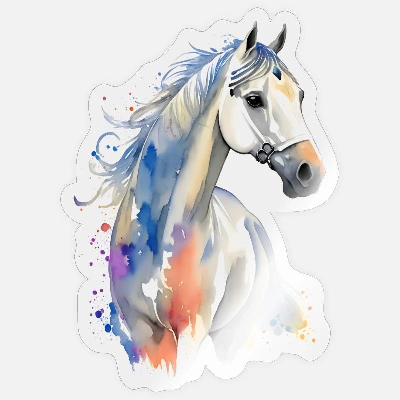 Arab - Sticker size S (10 x 10 cm) - transparent glossy