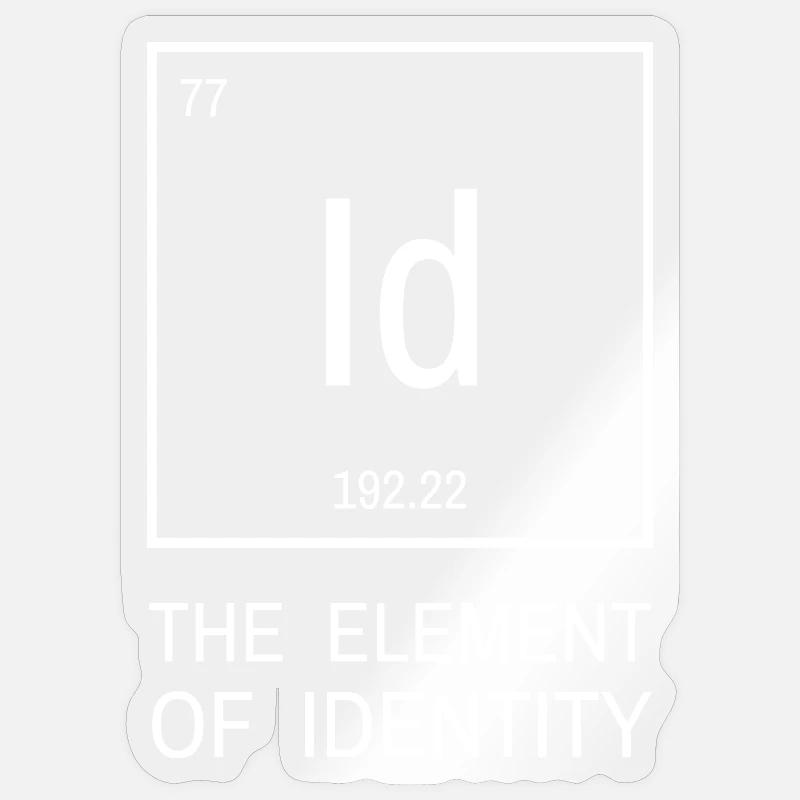 Id : élément de l’identité | Élément identitaire Sticker taille S (10 x 10 cm)