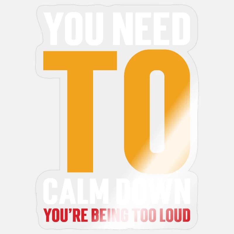 Message Motivation affirmations - Sticker taille S (10 x 10 cm) - brillant transparent