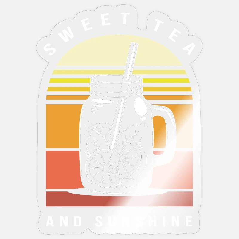 Chai Tea - Sticker size S (10 x 10 cm) - transparent glossy