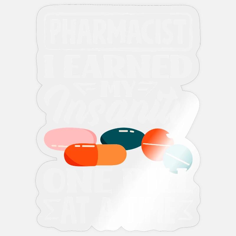 Pharmacist Pharmaceutical Technical Sticker size S (10 x 10 cm)