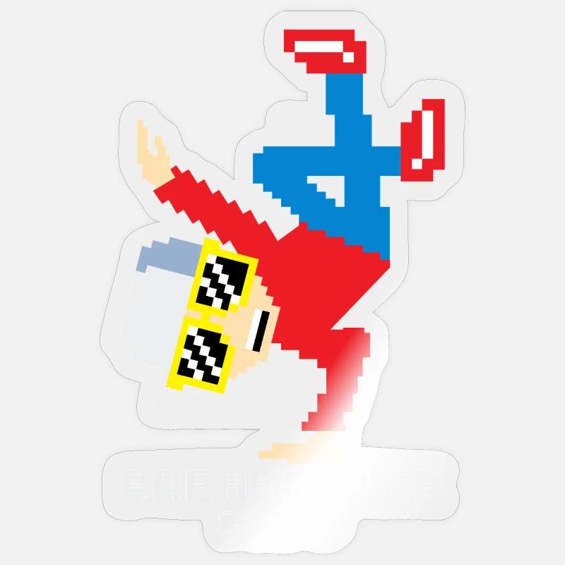 Breakdance B-Boy Sticker size S (10 x 10 cm)