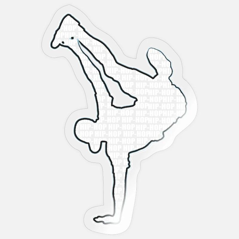 Breakdance Sticker size S (10 x 10 cm)