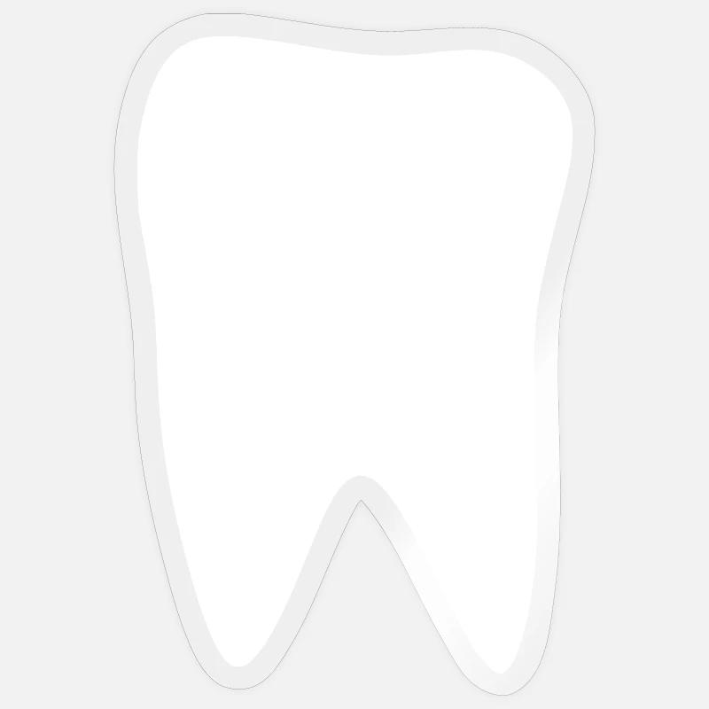 Tooth, Teeth, Dentist Sticker size S (10 x 10 cm)