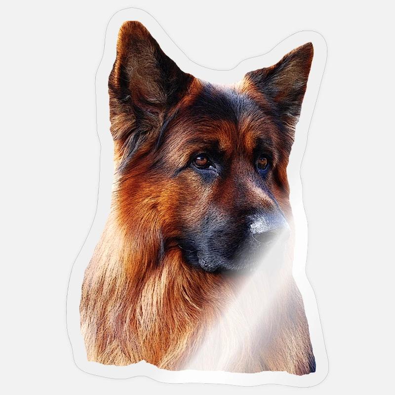 Old German Shepherd German Shepherd Sticker size S (10 x 10 cm)