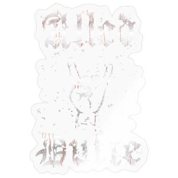 "Alled Dufte" cooler berliner Spruch - Sticker Größe S (10 x 10 cm) - Transparent glänzend - Vorne