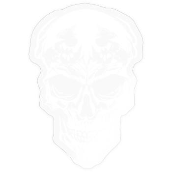 Skull - Sticker Größe S (10 x 10 cm) - Transparent glänzend - Vorne
