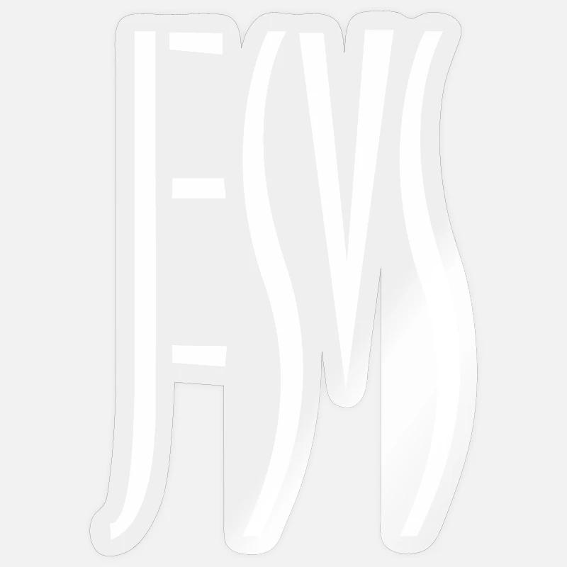 JESUS Graphiques - Sticker taille S (10 x 10 cm) - brillant transparent