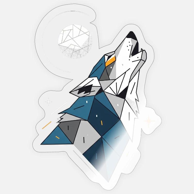 Wolf Sticker size S (10 x 10 cm)