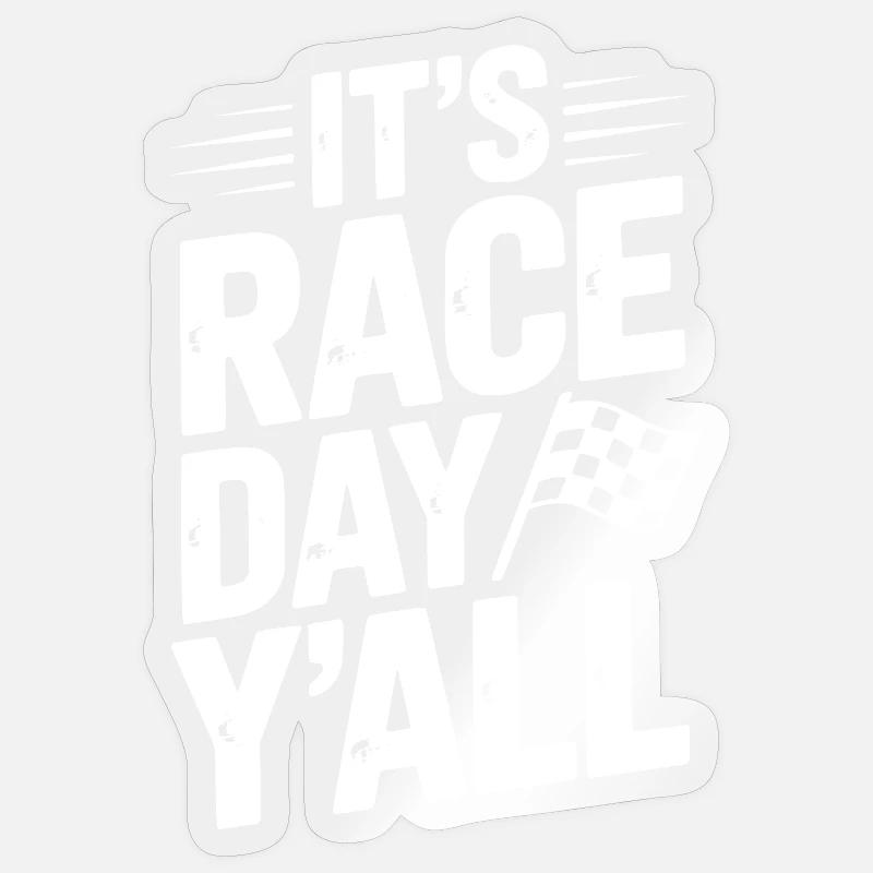 C’est le jour de la course Sticker taille S (10 x 10 cm)